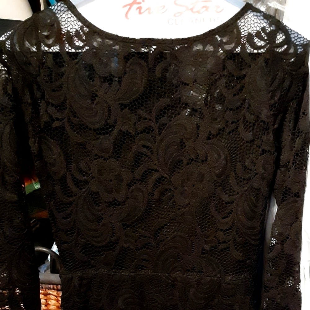 Black cocktail dress